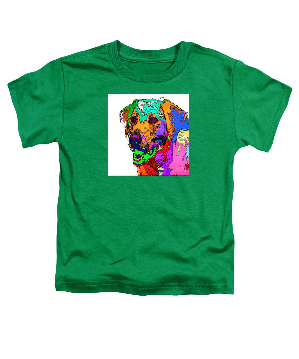 Toddler T-Shirt - Want To Go For A Walk. Pet Series