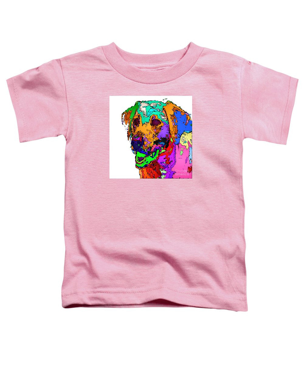 Toddler T-Shirt - Want To Go For A Walk. Pet Series