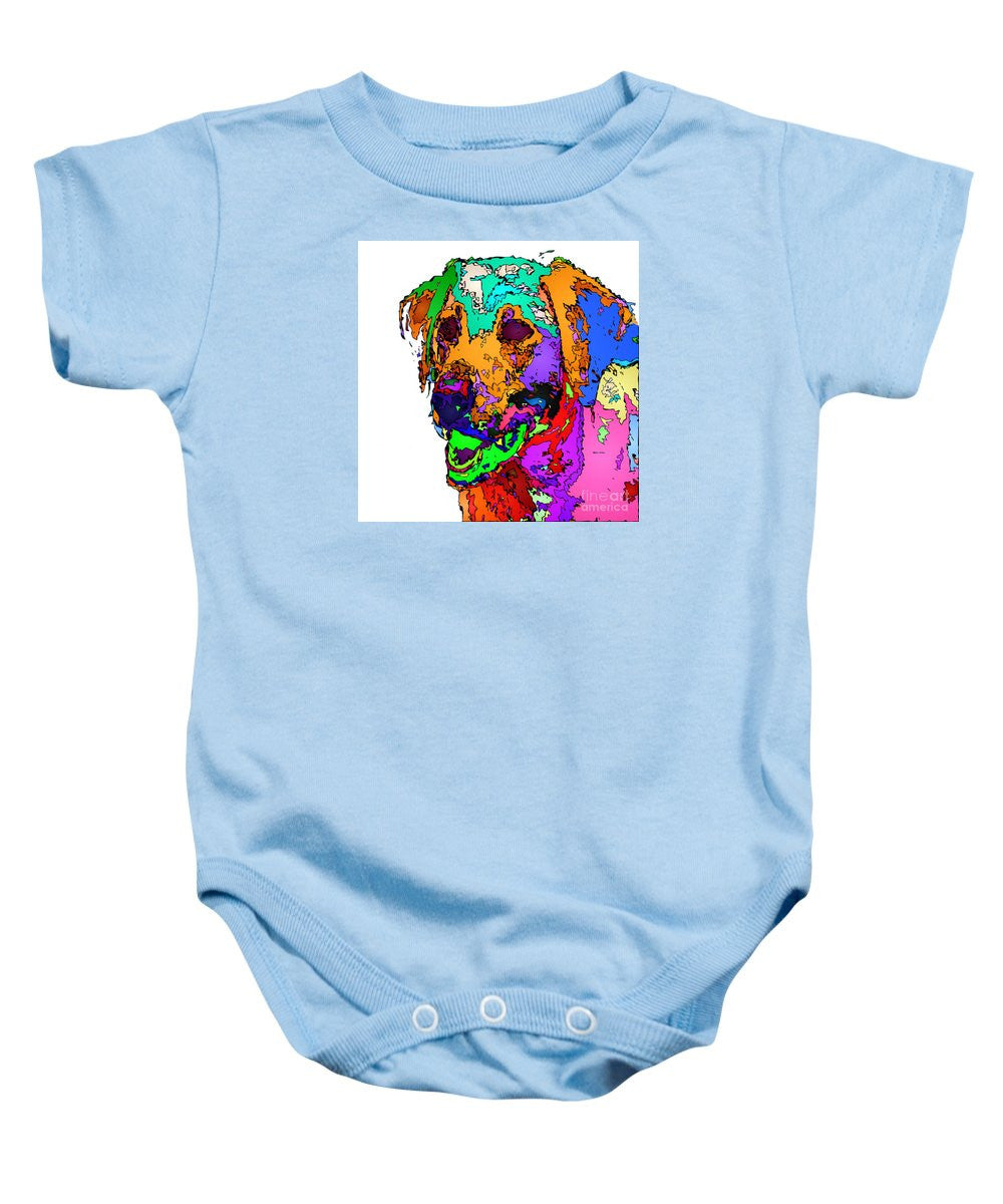 Baby Onesie - Want To Go For A Walk. Pet Series