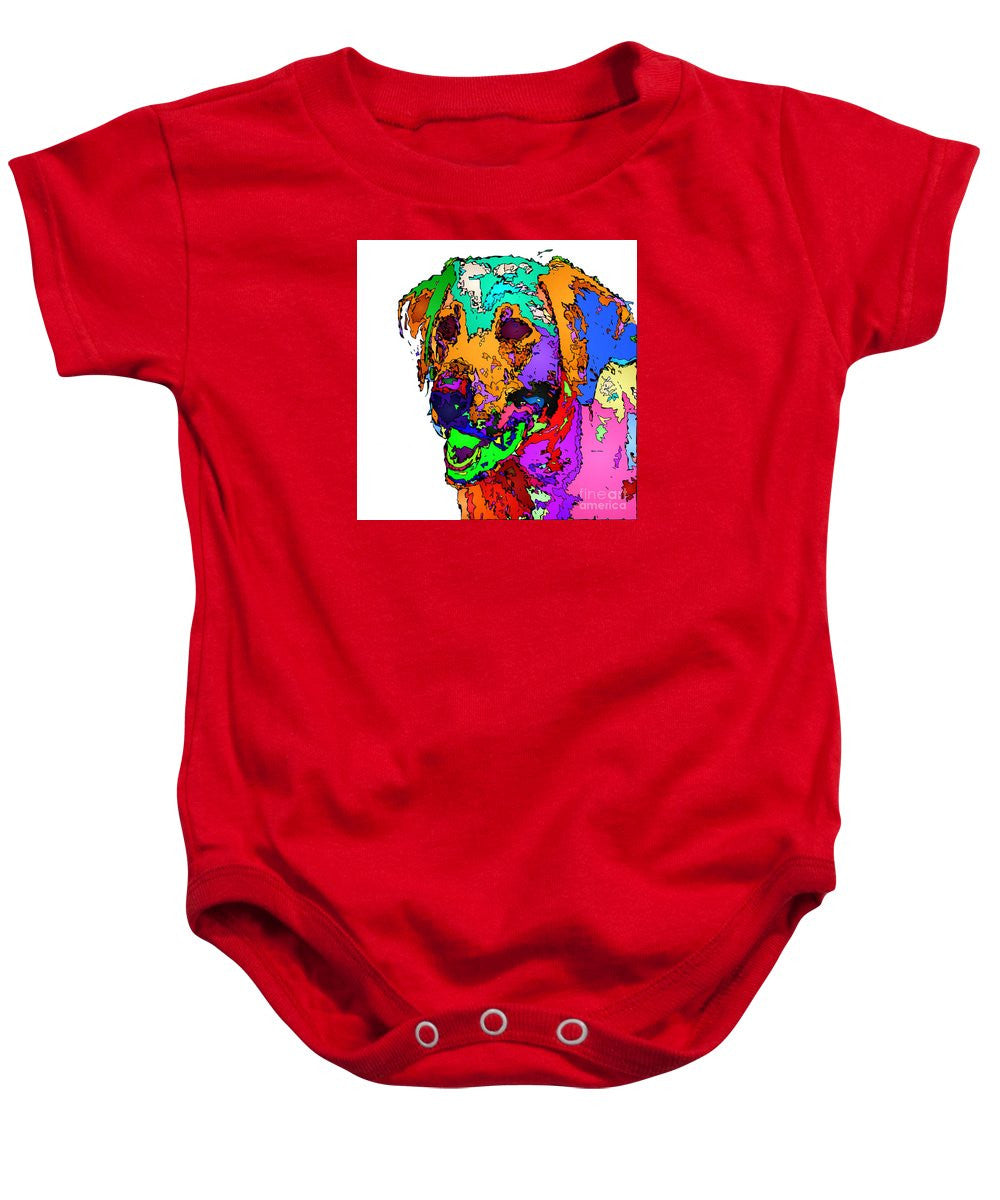 Baby Onesie - Want To Go For A Walk. Pet Series