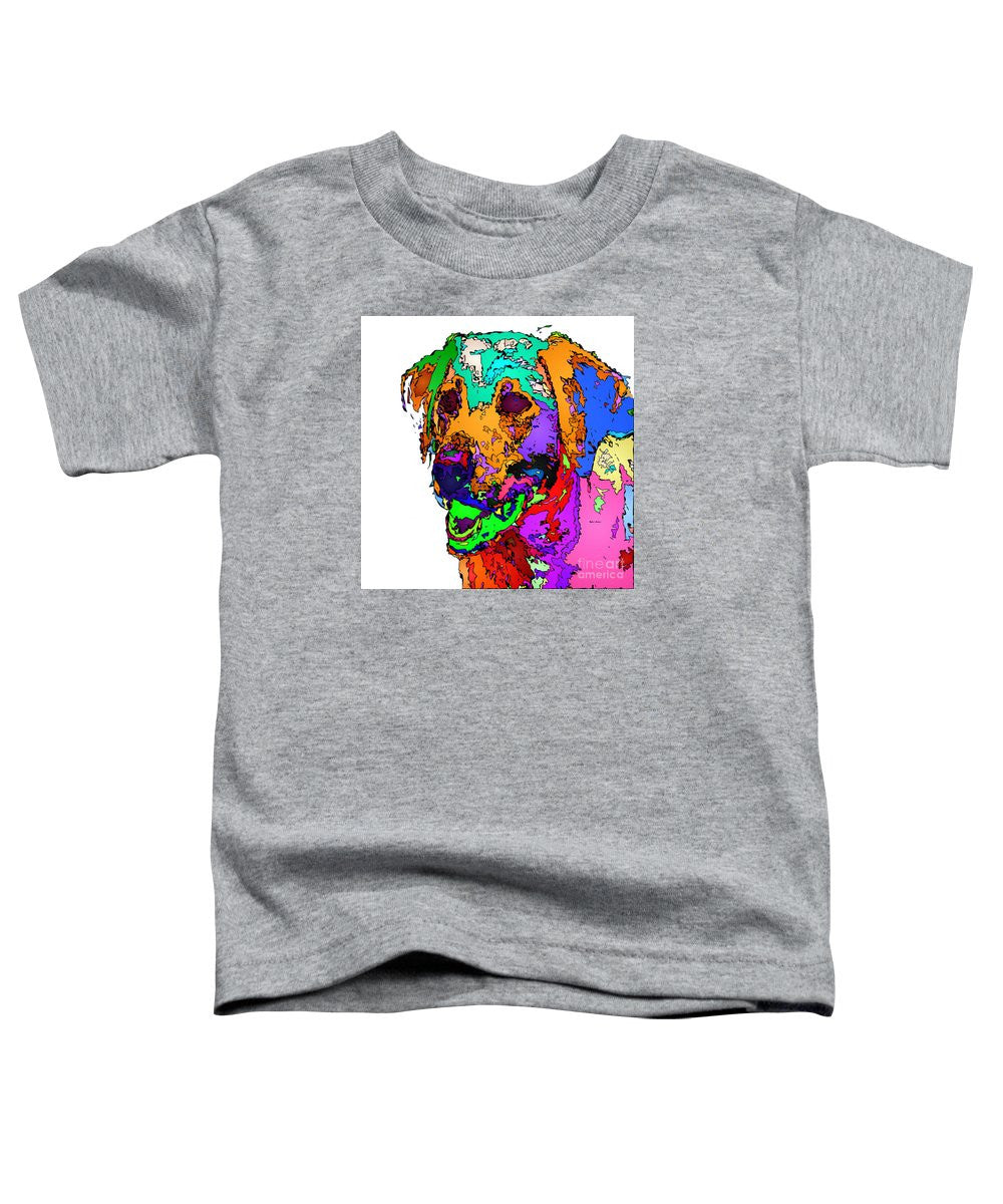 Toddler T-Shirt - Want To Go For A Walk. Pet Series