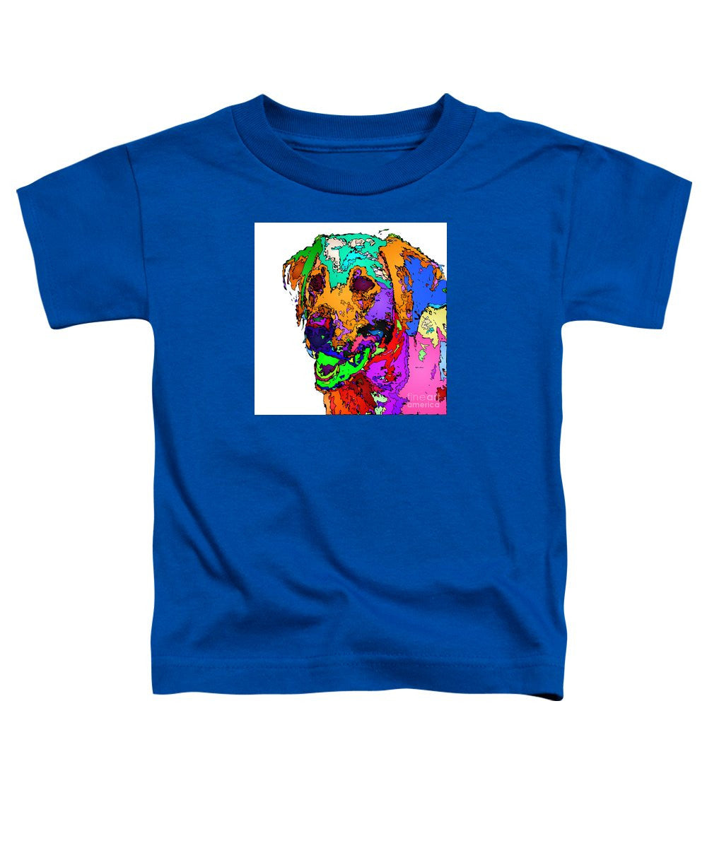 Toddler T-Shirt - Want To Go For A Walk. Pet Series