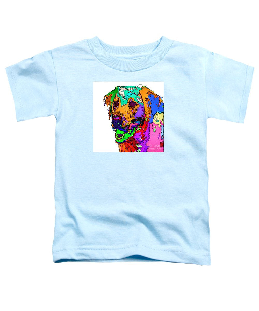 Toddler T-Shirt - Want To Go For A Walk. Pet Series