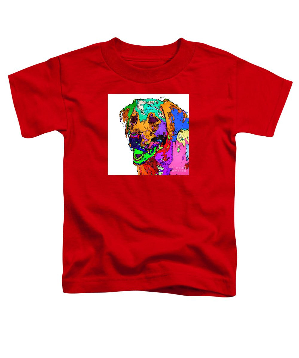 Toddler T-Shirt - Want To Go For A Walk. Pet Series