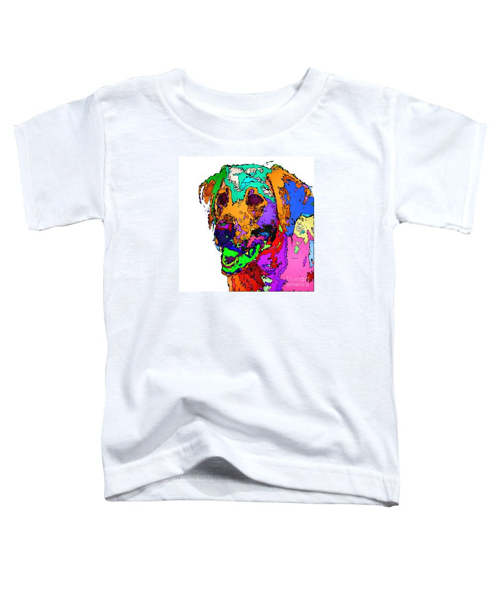 Toddler T-Shirt - Want To Go For A Walk. Pet Series