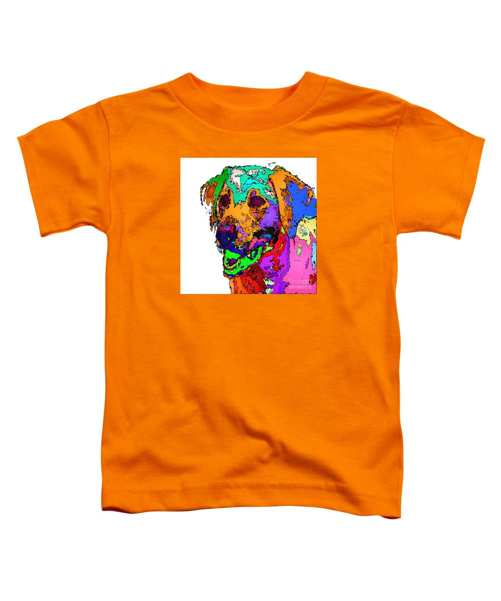 Toddler T-Shirt - Want To Go For A Walk. Pet Series