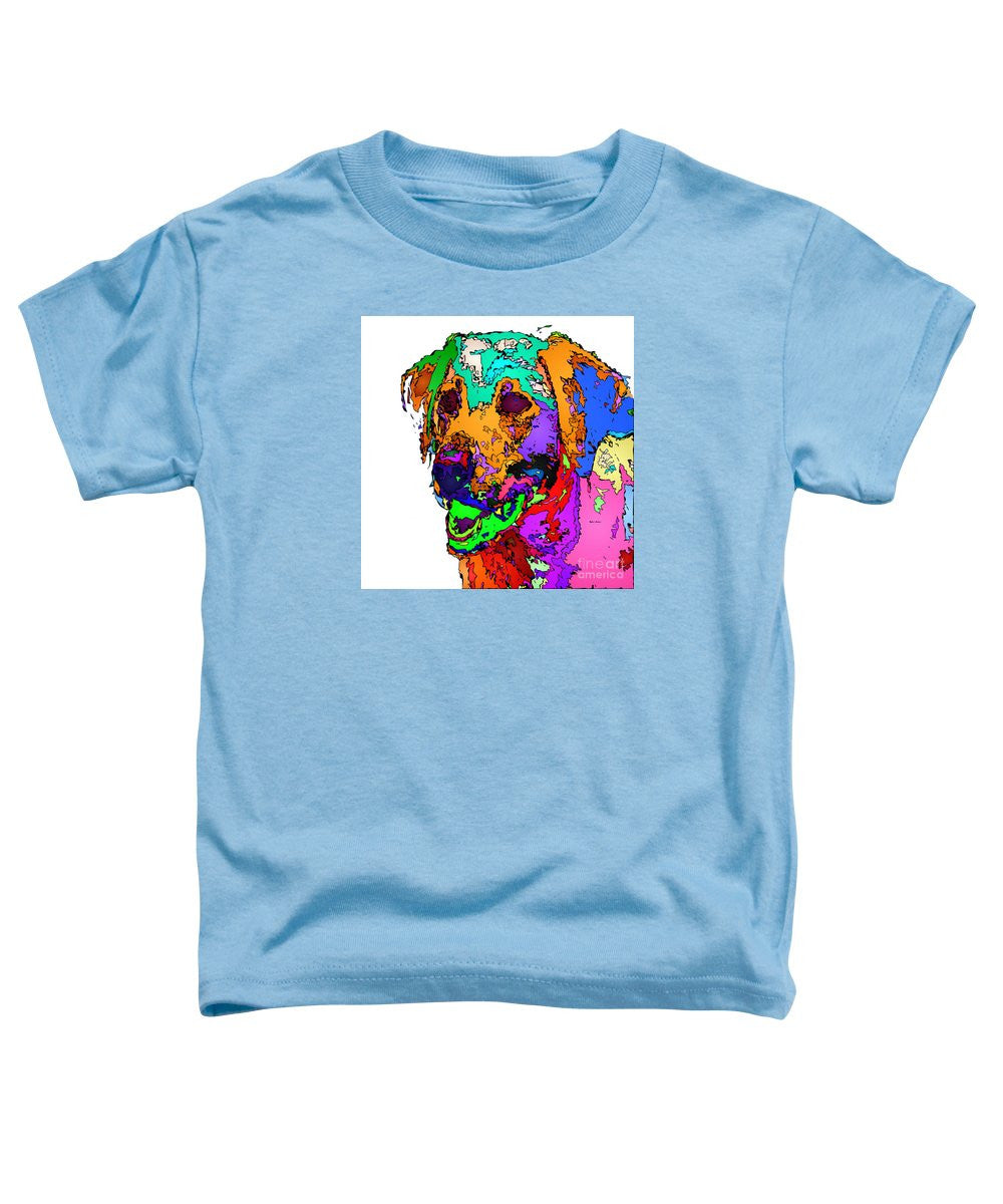 Toddler T-Shirt - Want To Go For A Walk. Pet Series