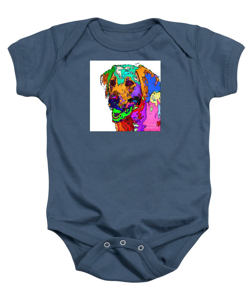 Baby Onesie - Want To Go For A Walk. Pet Series