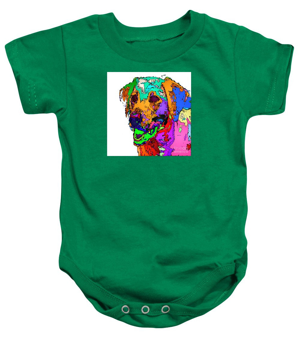 Baby Onesie - Want To Go For A Walk. Pet Series