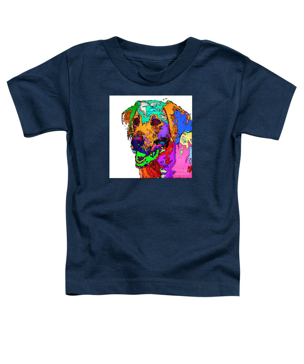 Toddler T-Shirt - Want To Go For A Walk. Pet Series