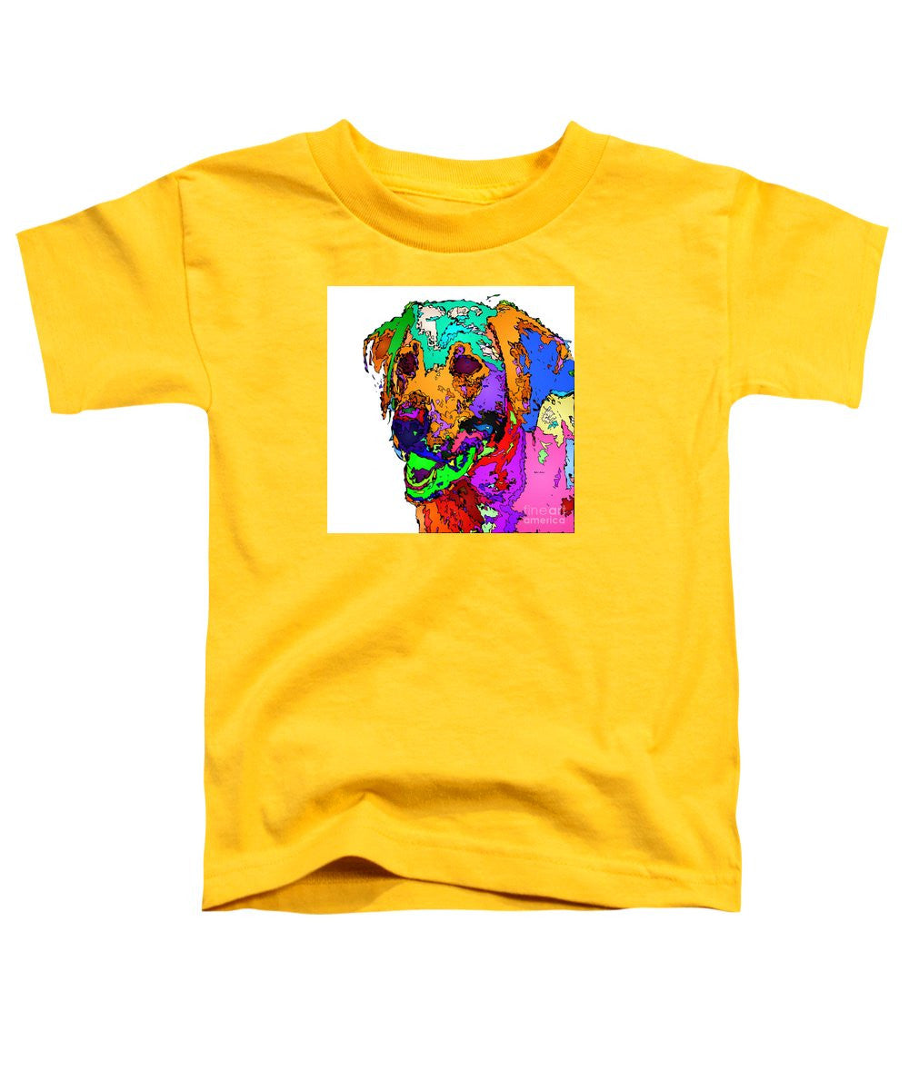 Toddler T-Shirt - Want To Go For A Walk. Pet Series