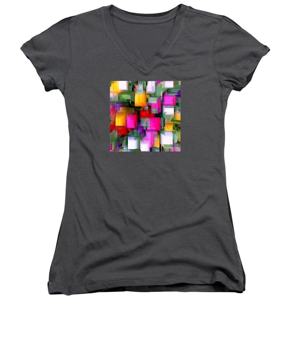 Women's V-Neck T-Shirt (Junior Cut) - Want To Play