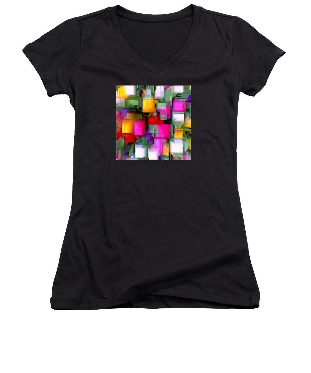 Women's V-Neck T-Shirt (Junior Cut) - Want To Play