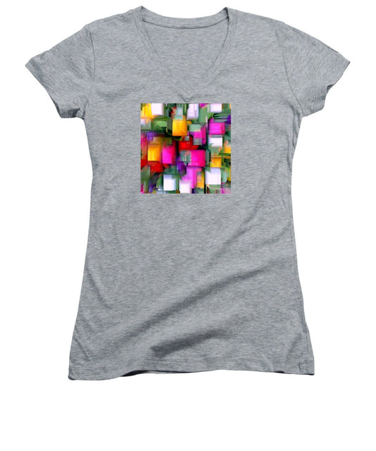 Women's V-Neck T-Shirt (Junior Cut) - Want To Play