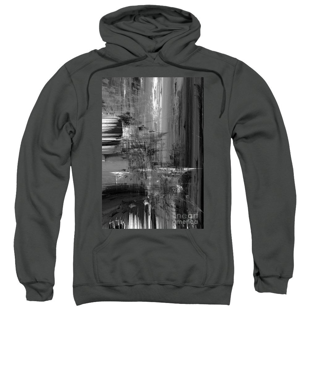 Sweatshirt - Waterfall In Black And White