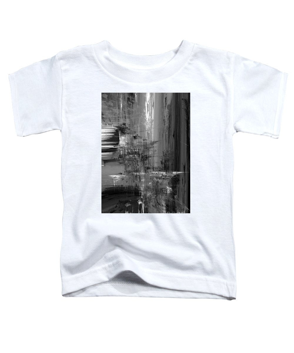 Toddler T-Shirt - Waterfall In Black And White