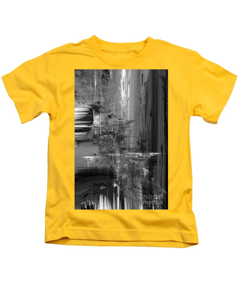 Kids T-Shirt - Waterfall In Black And White