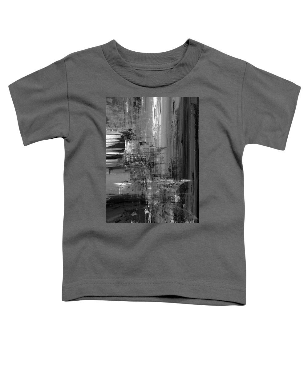 Toddler T-Shirt - Waterfall In Black And White