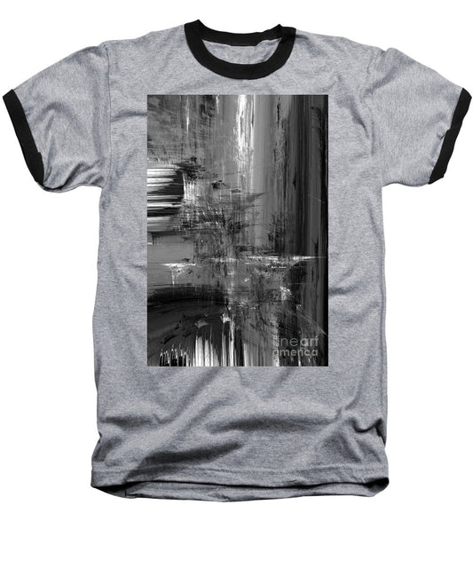 Baseball T-Shirt - Waterfall In Black And White