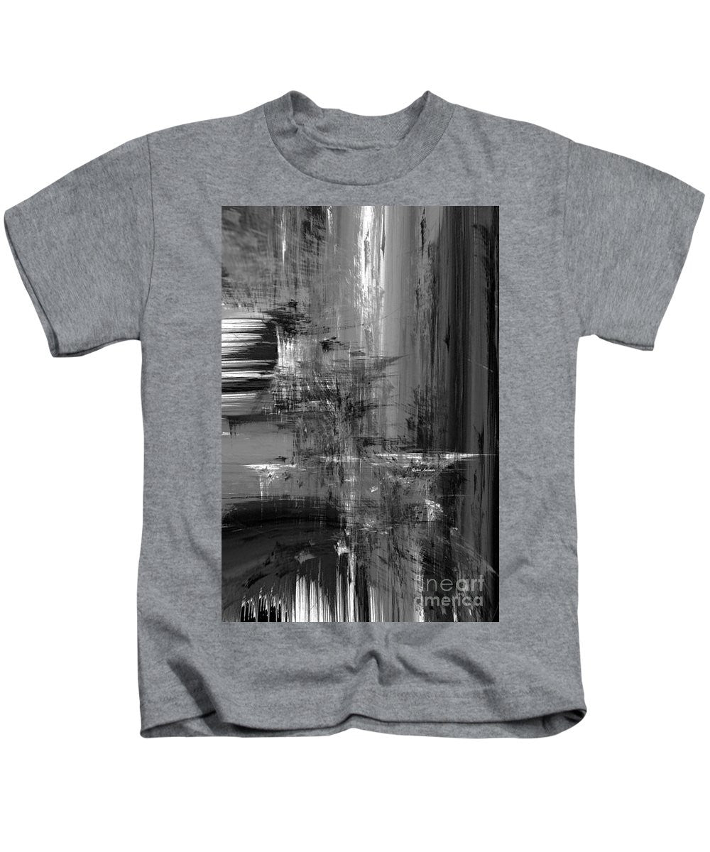 Kids T-Shirt - Waterfall In Black And White