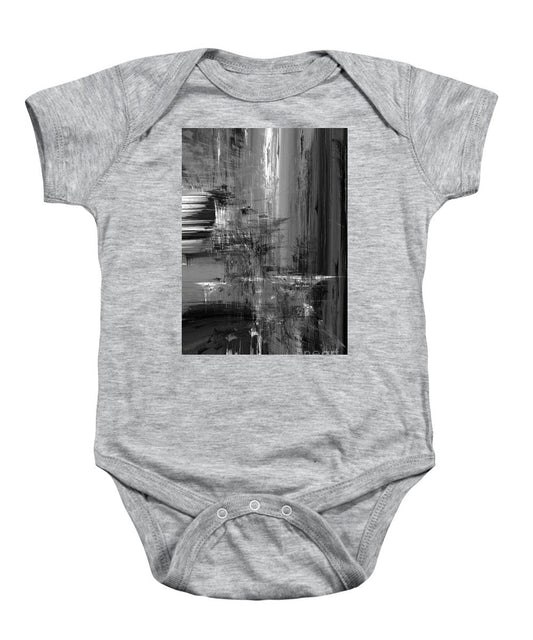 Baby Onesie - Waterfall In Black And White