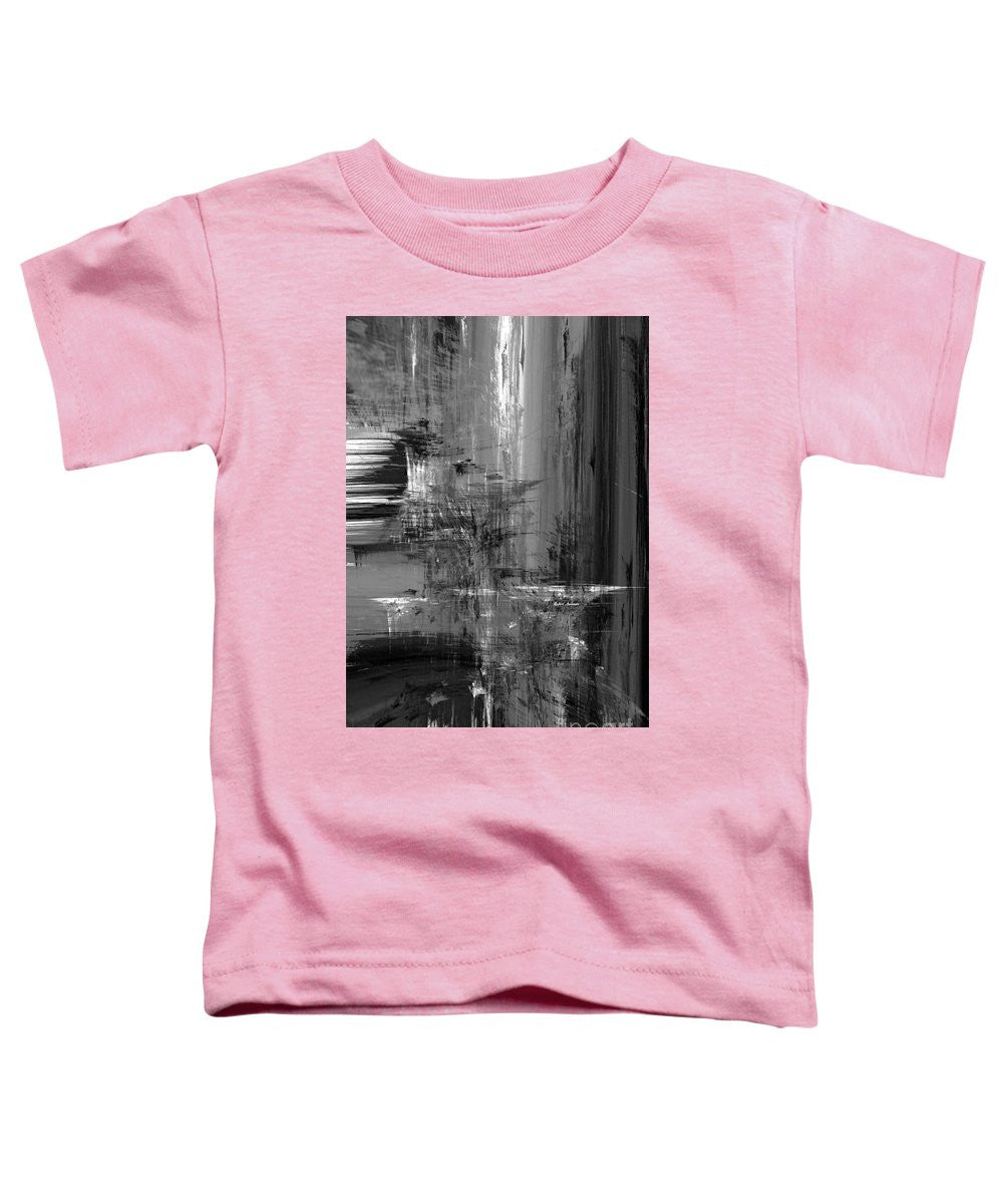 Toddler T-Shirt - Waterfall In Black And White