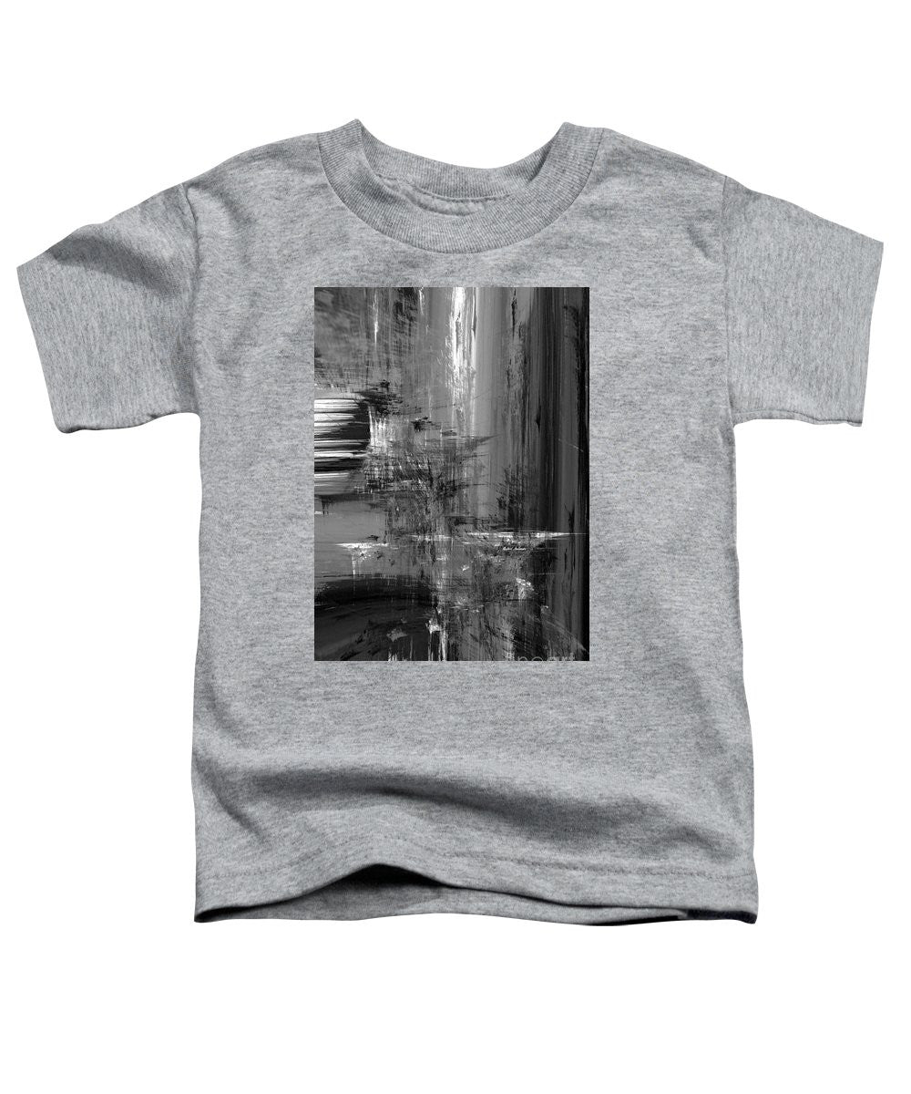 Toddler T-Shirt - Waterfall In Black And White