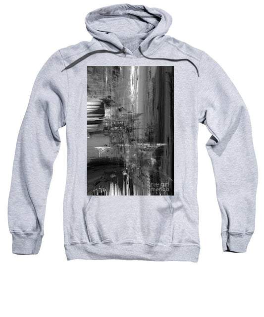 Sweatshirt - Waterfall In Black And White