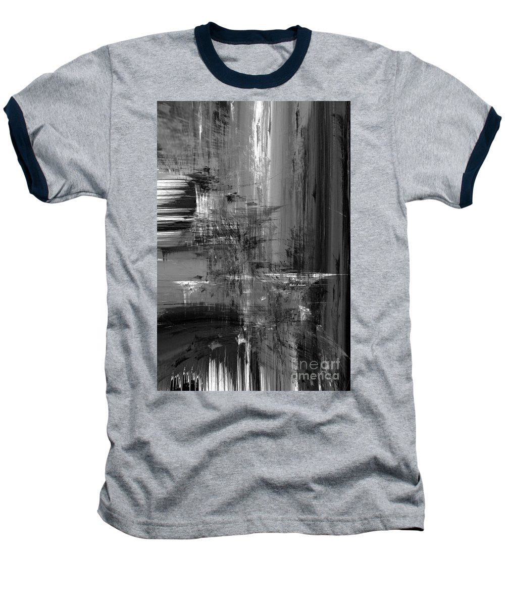 Baseball T-Shirt - Waterfall In Black And White