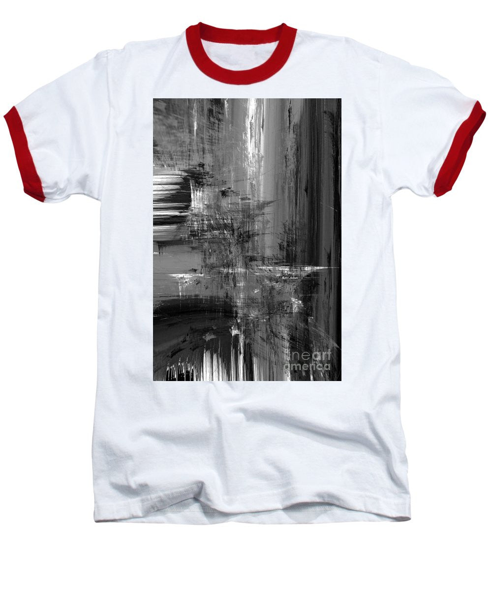 Baseball T-Shirt - Waterfall In Black And White