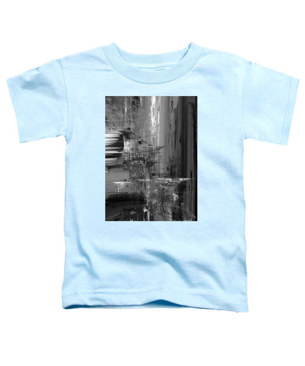 Toddler T-Shirt - Waterfall In Black And White