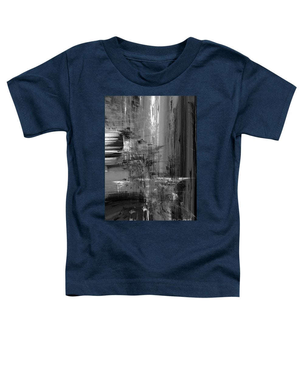 Toddler T-Shirt - Waterfall In Black And White