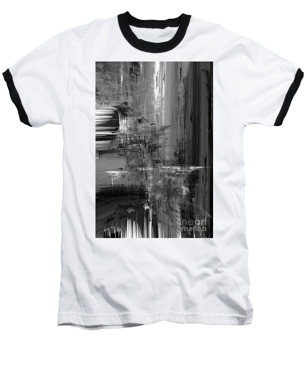 Baseball T-Shirt - Waterfall In Black And White