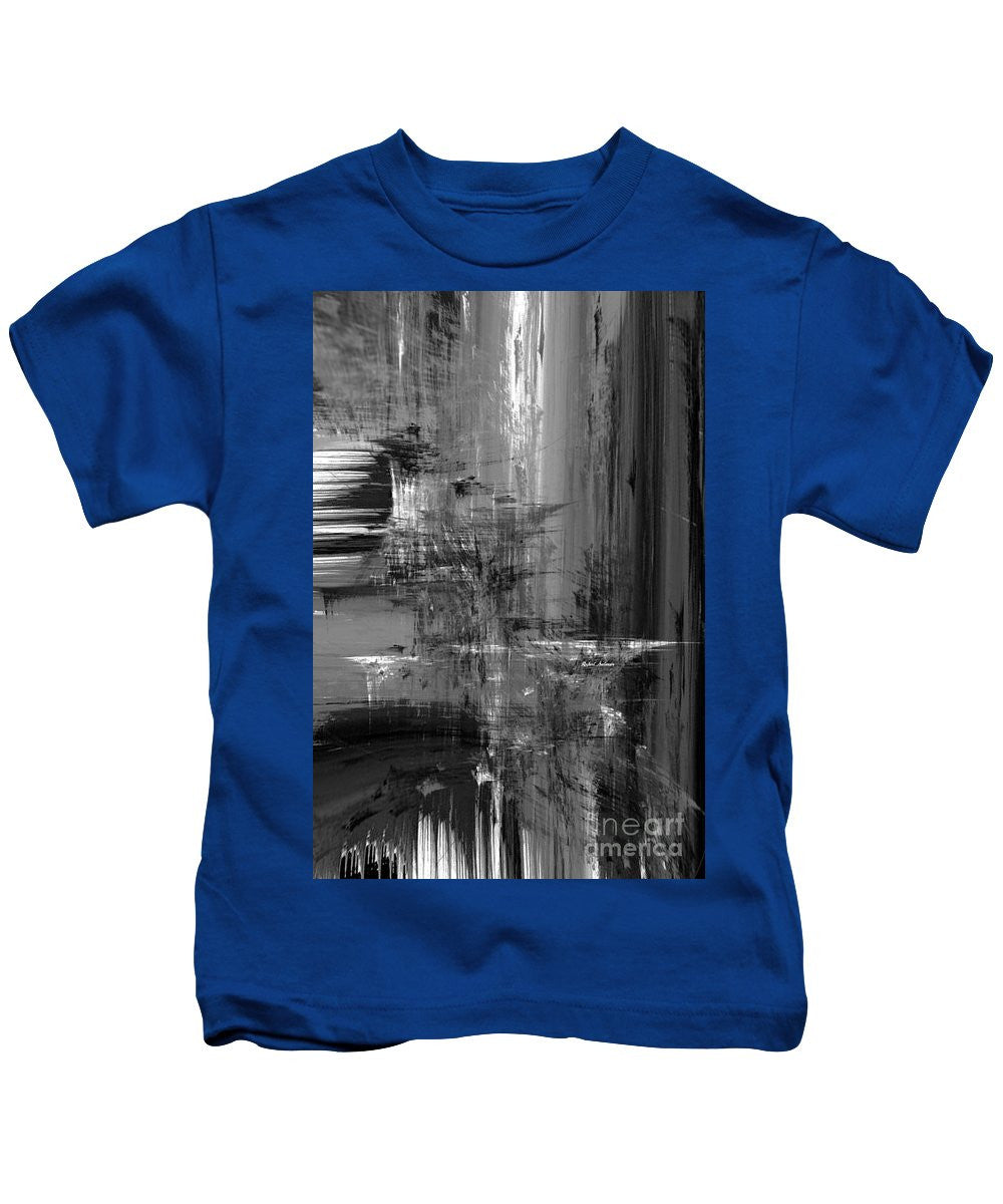 Kids T-Shirt - Waterfall In Black And White