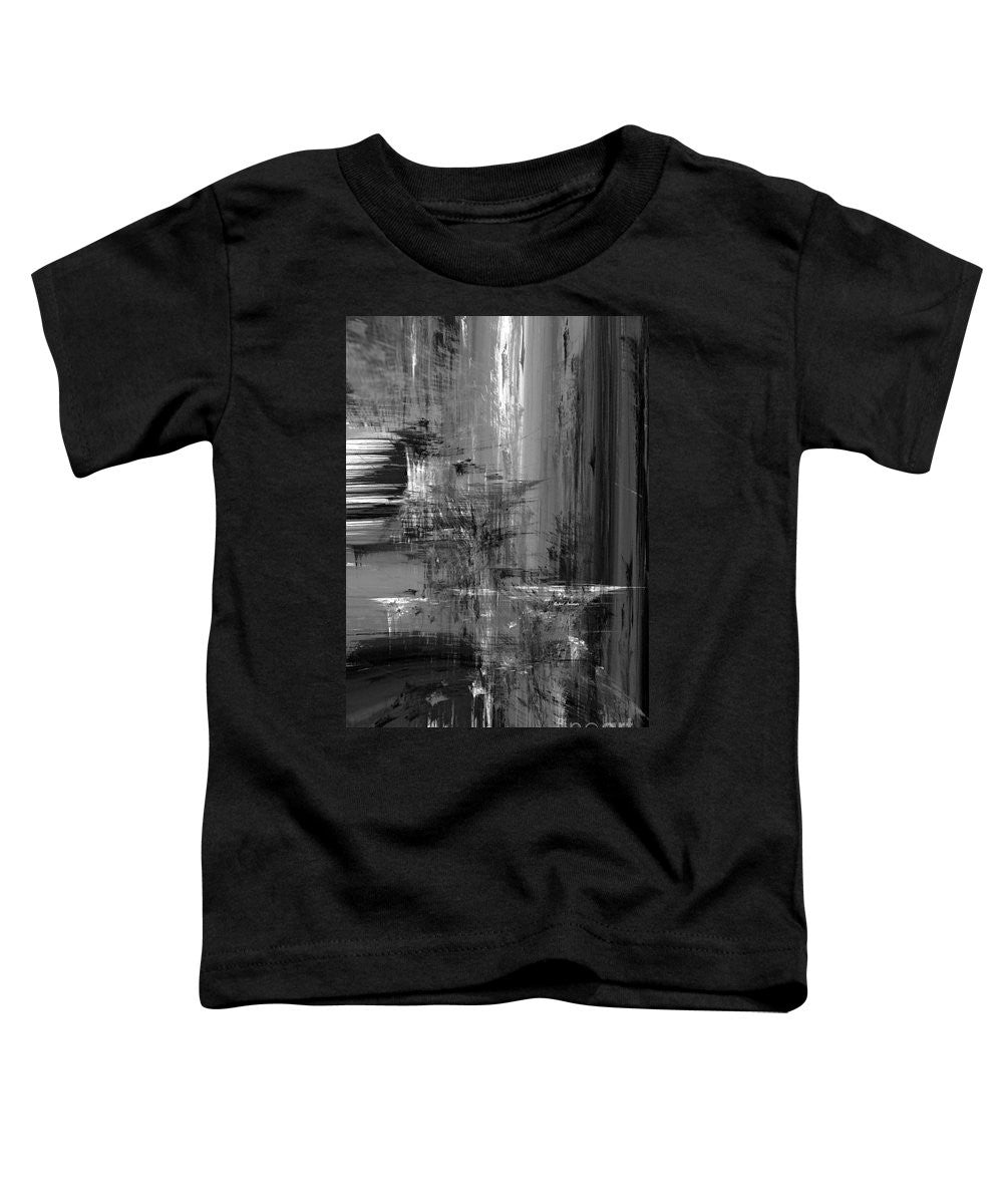 Toddler T-Shirt - Waterfall In Black And White