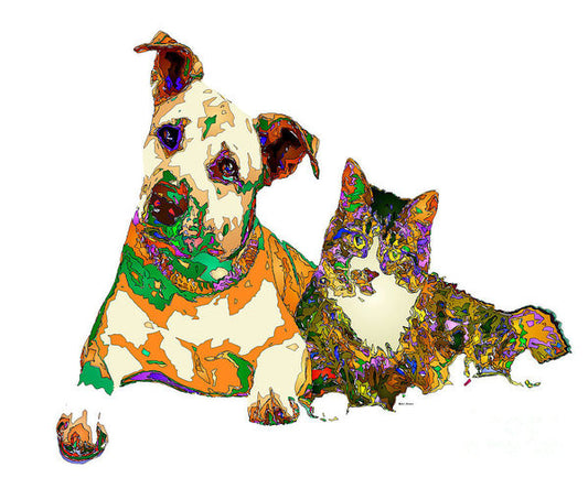 Art Print - We Make People Happy For A Living. Pet Series