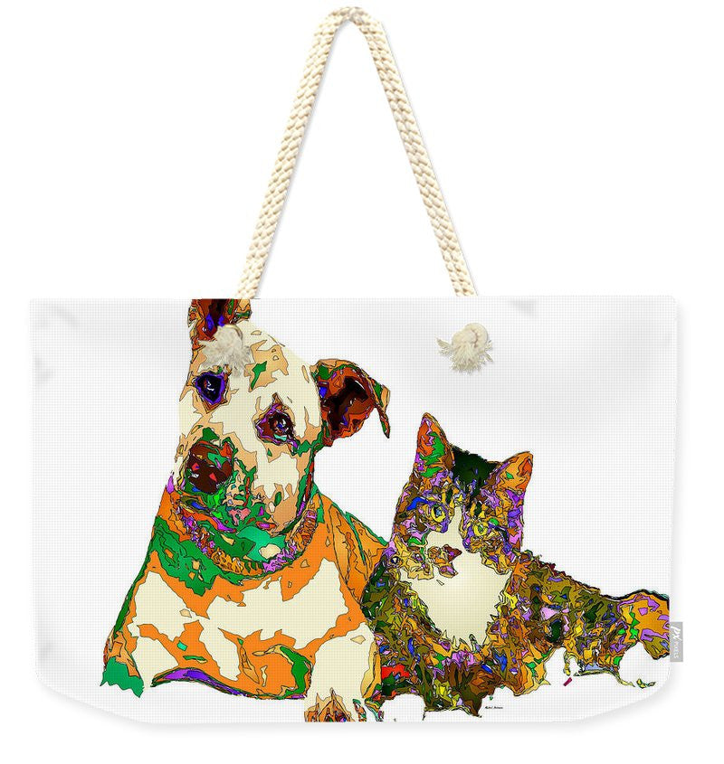 Weekender Tote Bag - We Make People Happy For A Living. Pet Series