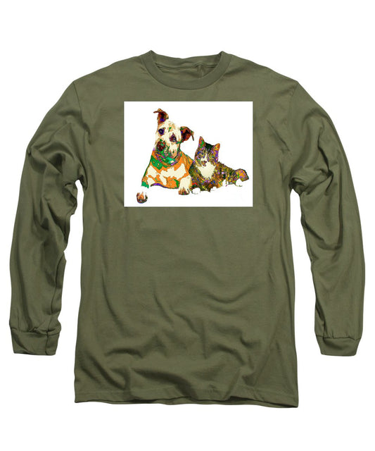 Long Sleeve T-Shirt - We Make People Happy For A Living. Pet Series