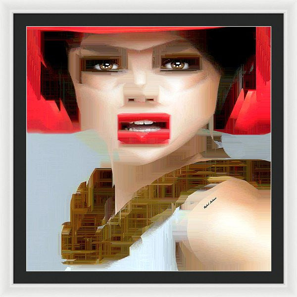 Framed Print - What Did You Say