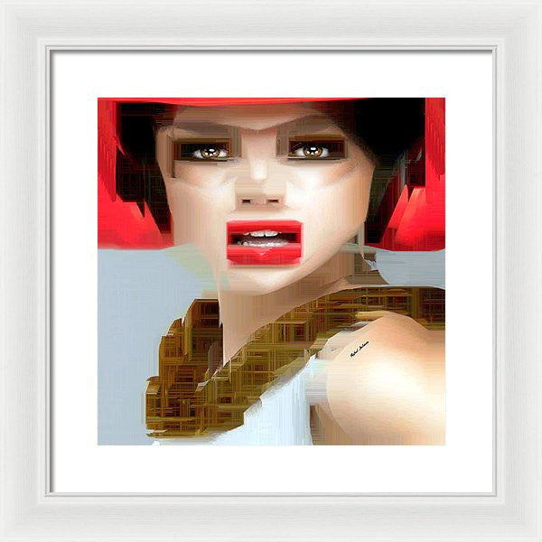 Framed Print - What Did You Say