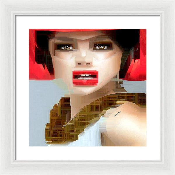 Framed Print - What Did You Say