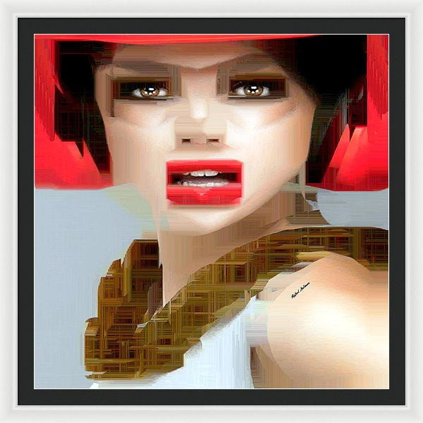 Framed Print - What Did You Say