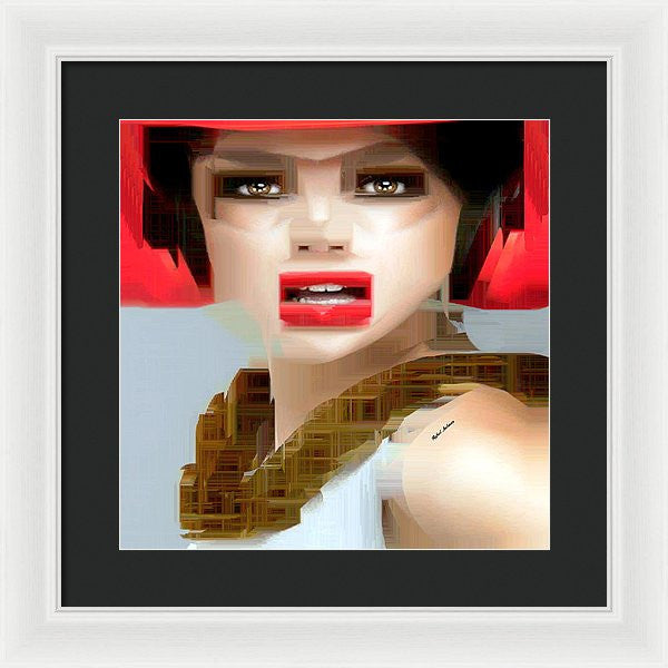 Framed Print - What Did You Say