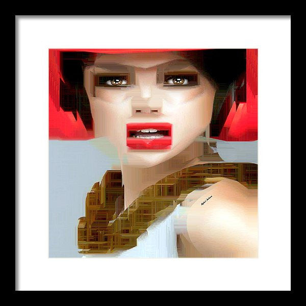 Framed Print - What Did You Say