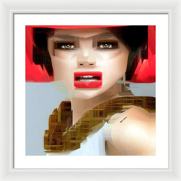 Framed Print - What Did You Say