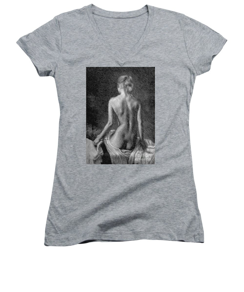 Women's V-Neck T-Shirt (Junior Cut) - What Should I Wear Today?