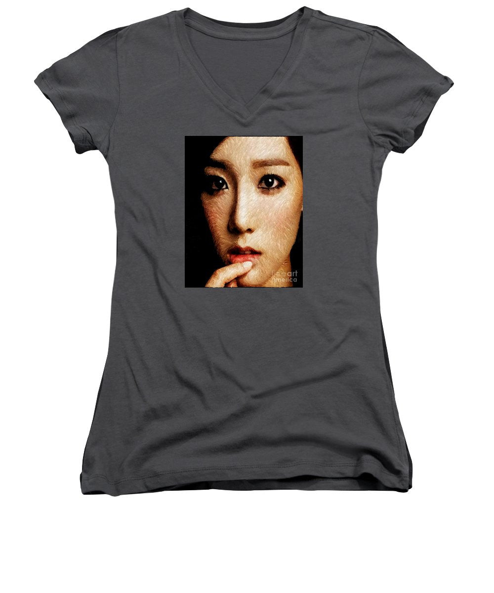 Women's V-Neck T-Shirt (Junior Cut) - What To Do