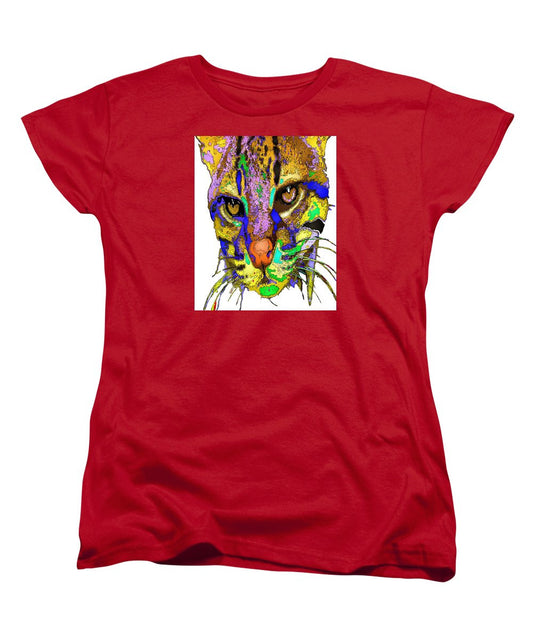 Women's T-Shirt (Standard Cut) - Whiskers. Pet Series