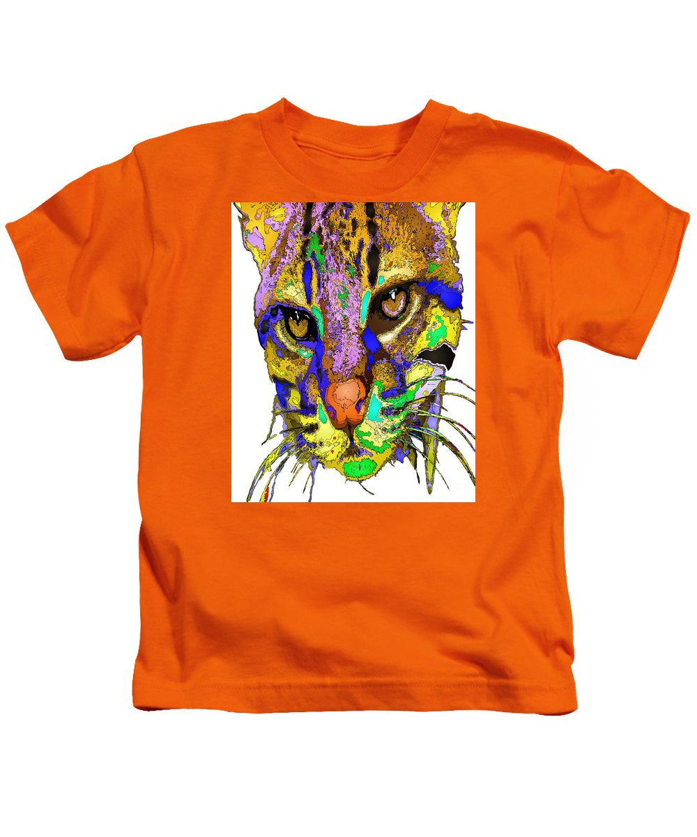 T-shirt pour enfants - Whiskers. Série Pet