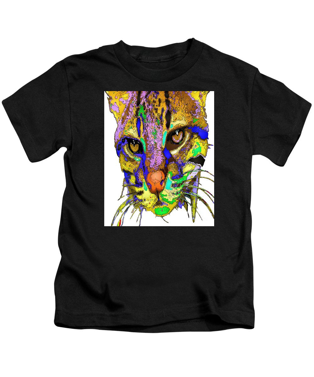 T-shirt pour enfants - Whiskers. Série Pet